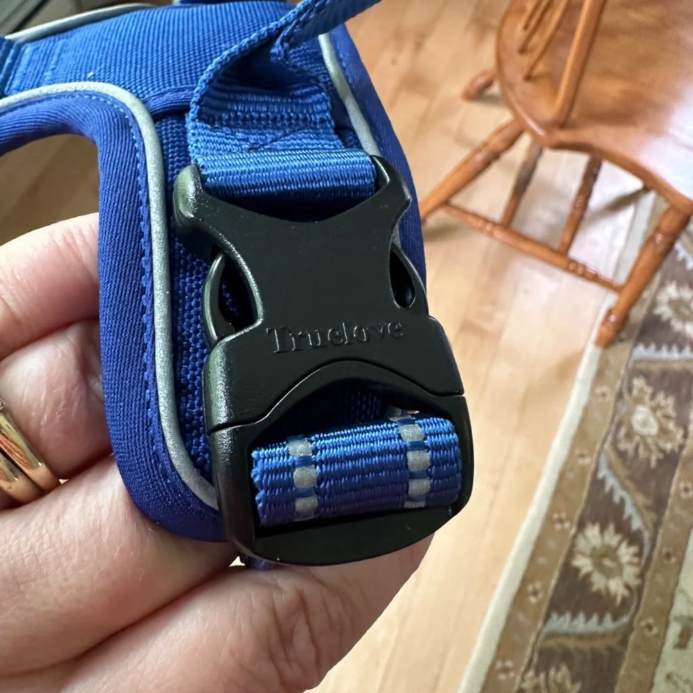 Truelove Dog Harness Bright Blue Fully Adjustable Sz M